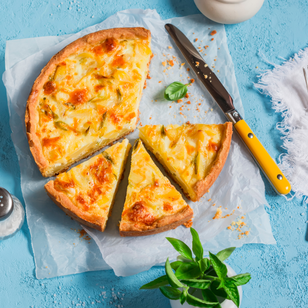 sýrový quiche recept