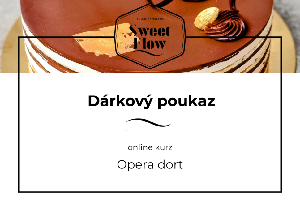 Dárkový poukaz na online kurz Opera dort