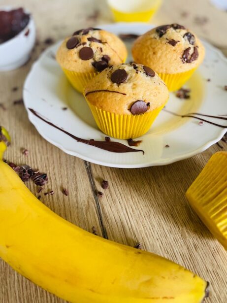 banánové muffiny