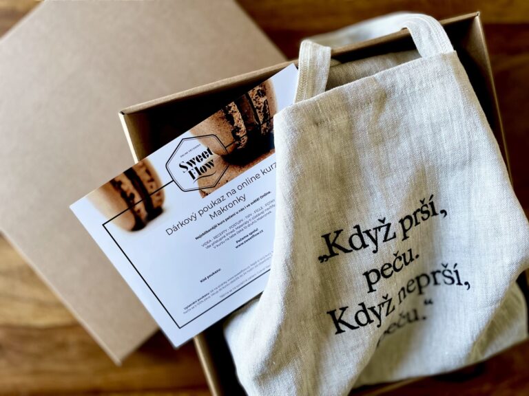 Dárkový balíček Makronky a Zástěra