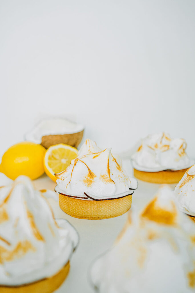 citronová tartaletka s lemon curd recept